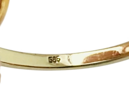 14ct Gold Sapphire & Diamond Ring