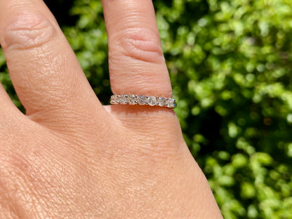 10ct Gold 0.50ct Seven-Stone Diamond Ring