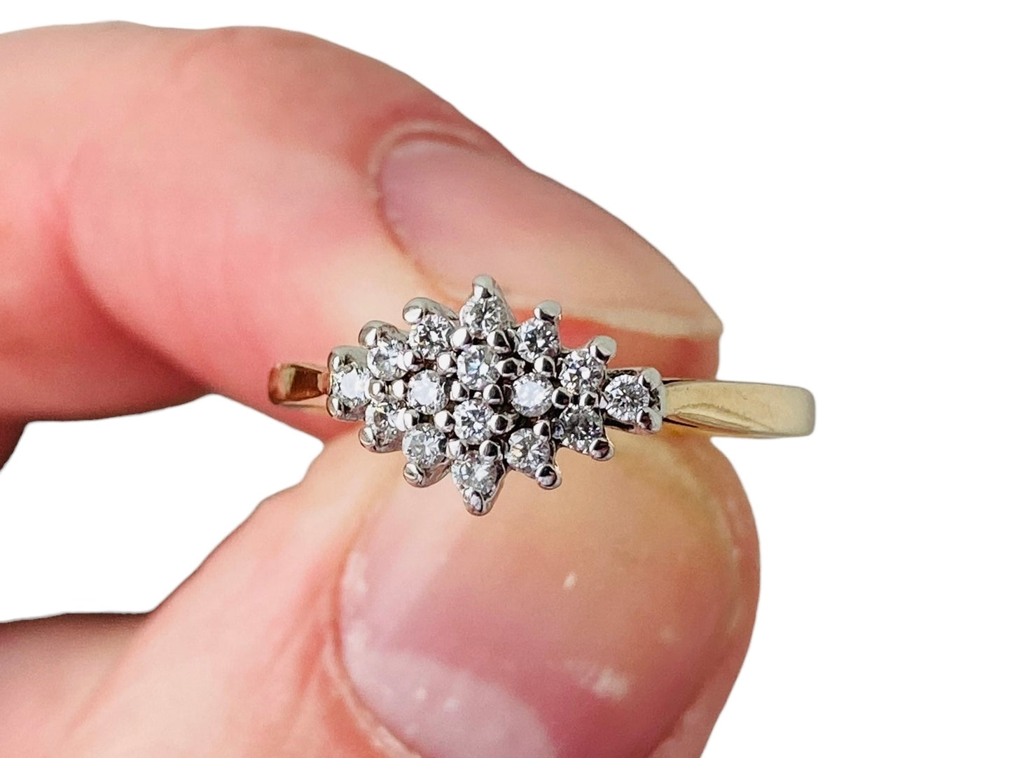 9ct Gold Diamond Ring