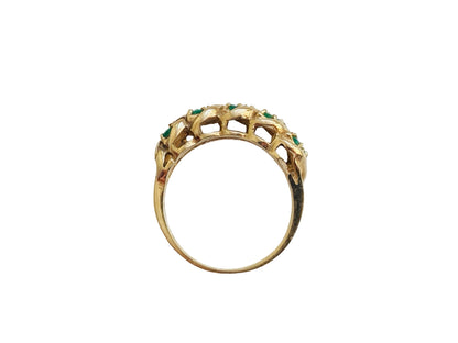 9ct Gold Emerald Ring