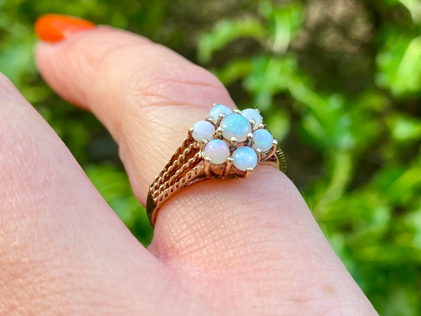 Vintage 9ct Gold Opal Ring