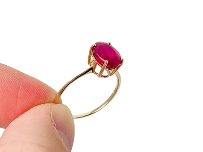 9ct Gold Ruby Ring