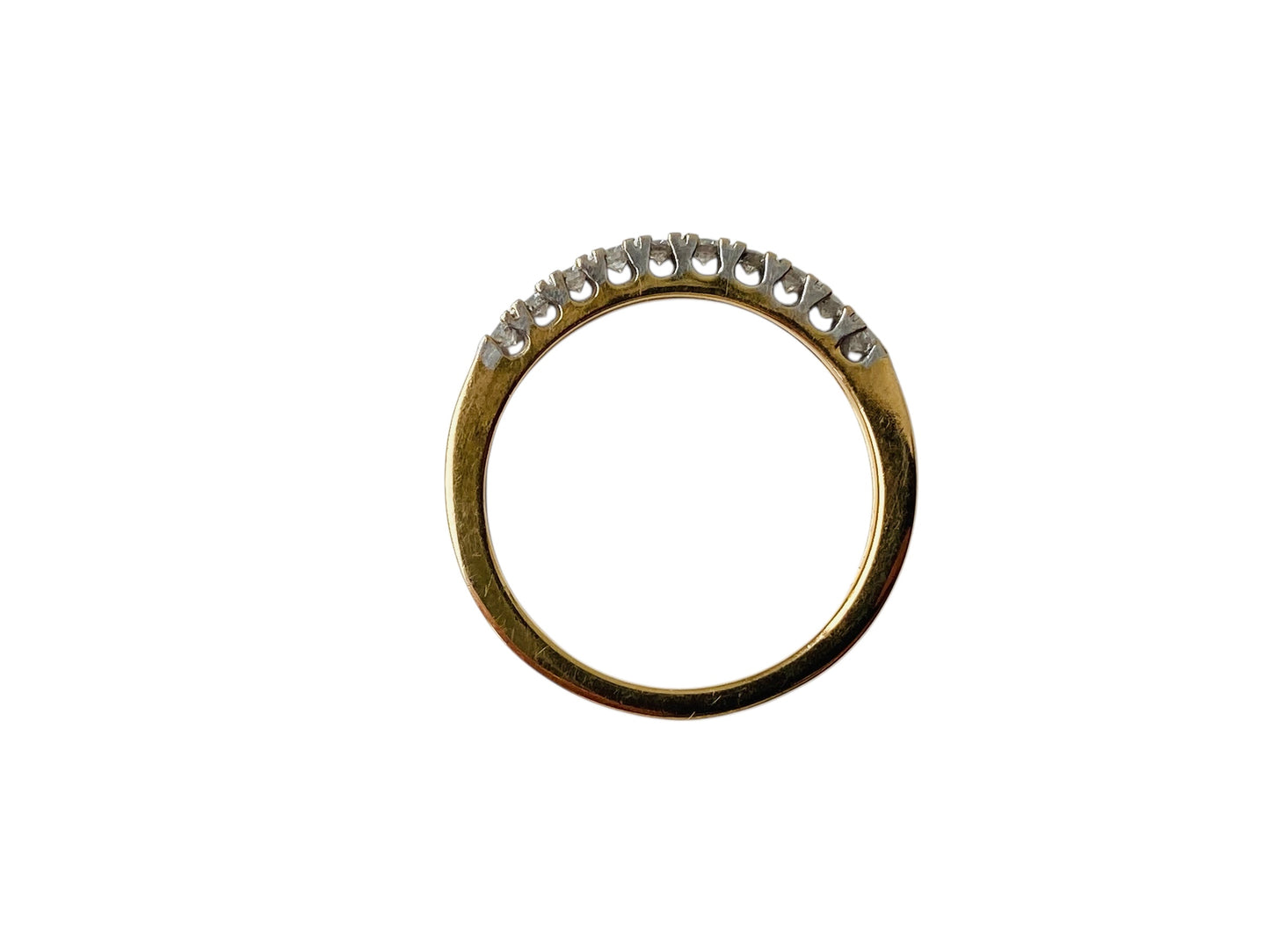 18ct Gold Ten-Stone Diamond Ring