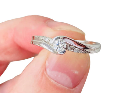 9ct Gold Diamond Ring