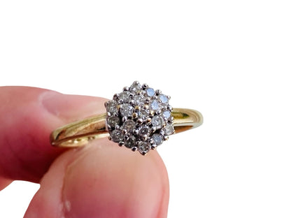 9ct Gold Diamond Ring
