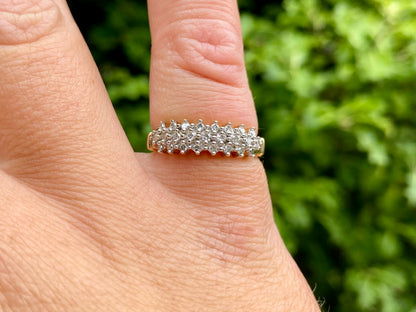 9ct Gold Diamond Ring