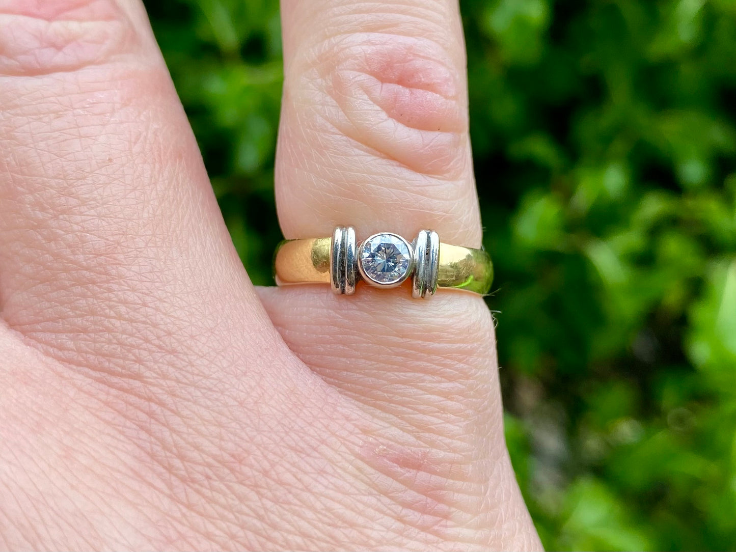 18ct Gold Diamond Solitaire Ring