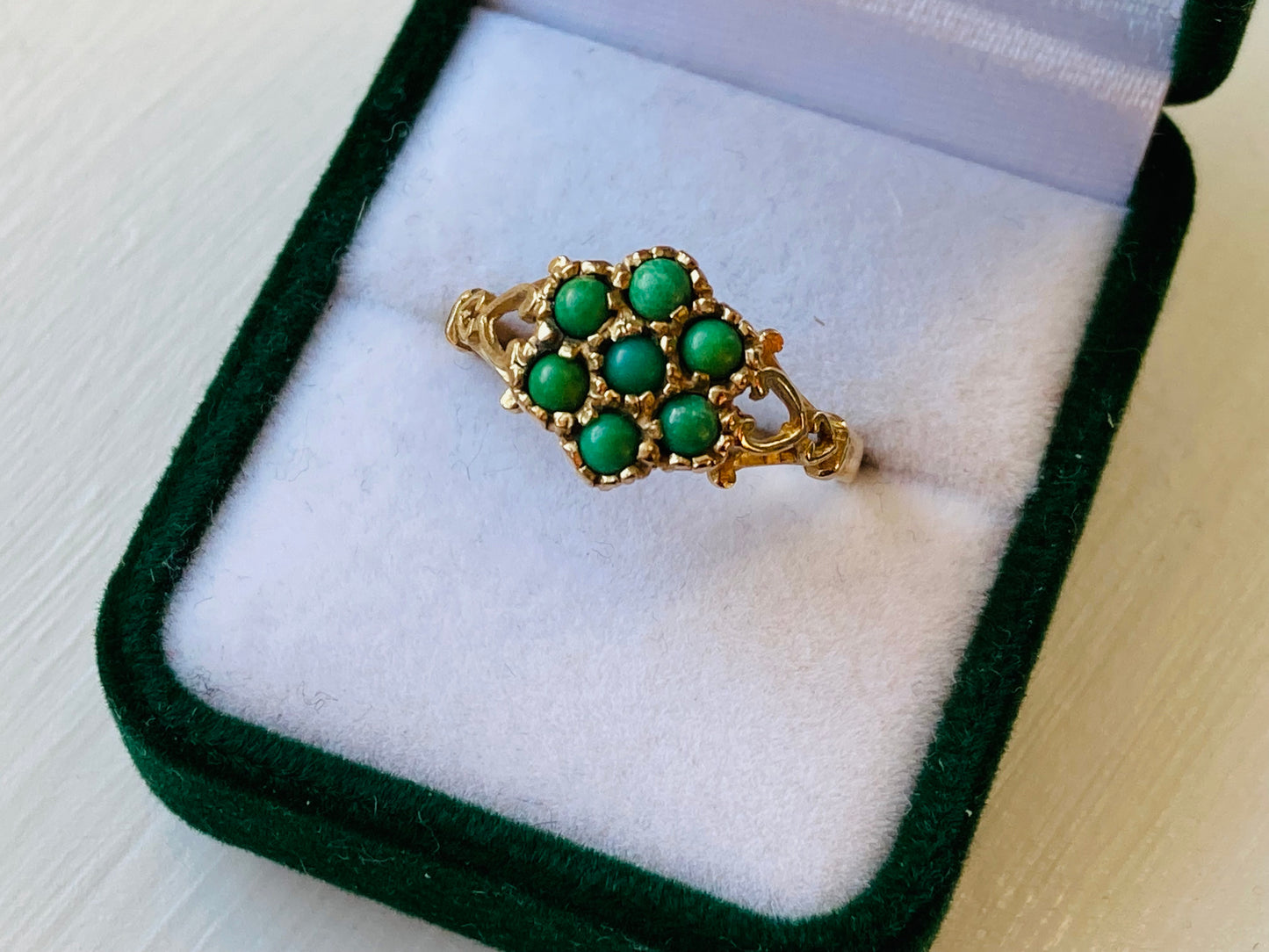 9ct Gold Turquoise Ring