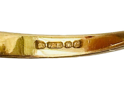 Vintage 18ct Gold Sapphire & Diamond Ring