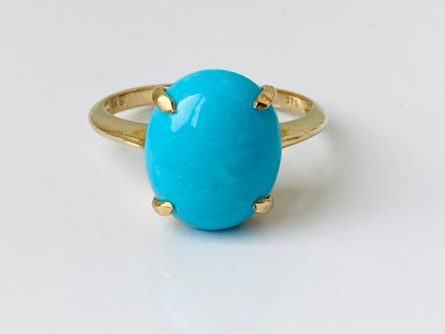 9ct Gold Turquoise Ring