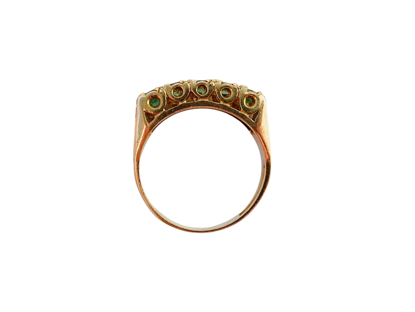 Vintage 9ct Gold Emerald Ring
