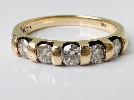 9ct Gold 0.50ct Diamond Ring