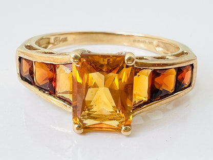 9ct Gold Citrine Ring