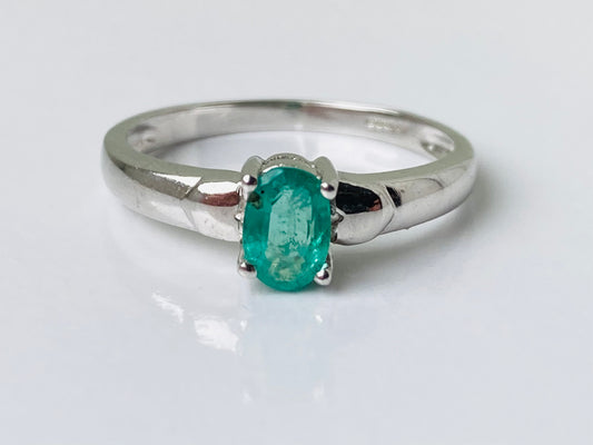 9ct Gold Emerald Ring