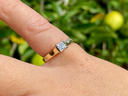 18ct Gold Diamond Solitaire Ring