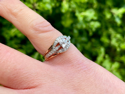 9ct Gold Diamond Ring