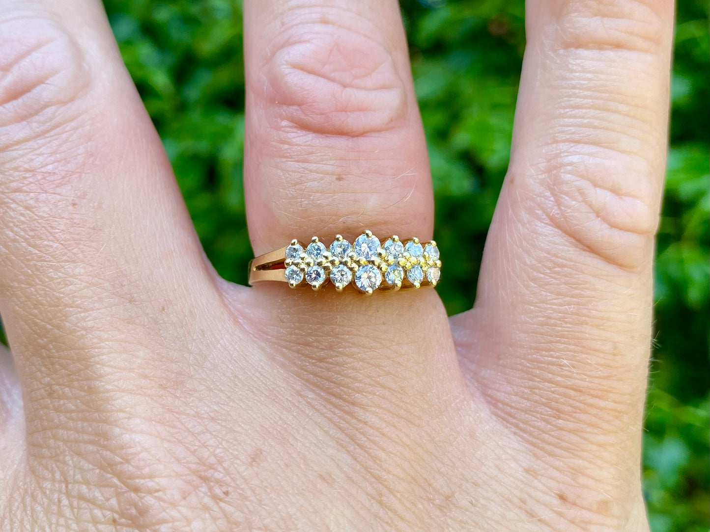 Vintage 18ct Gold Diamond Ring