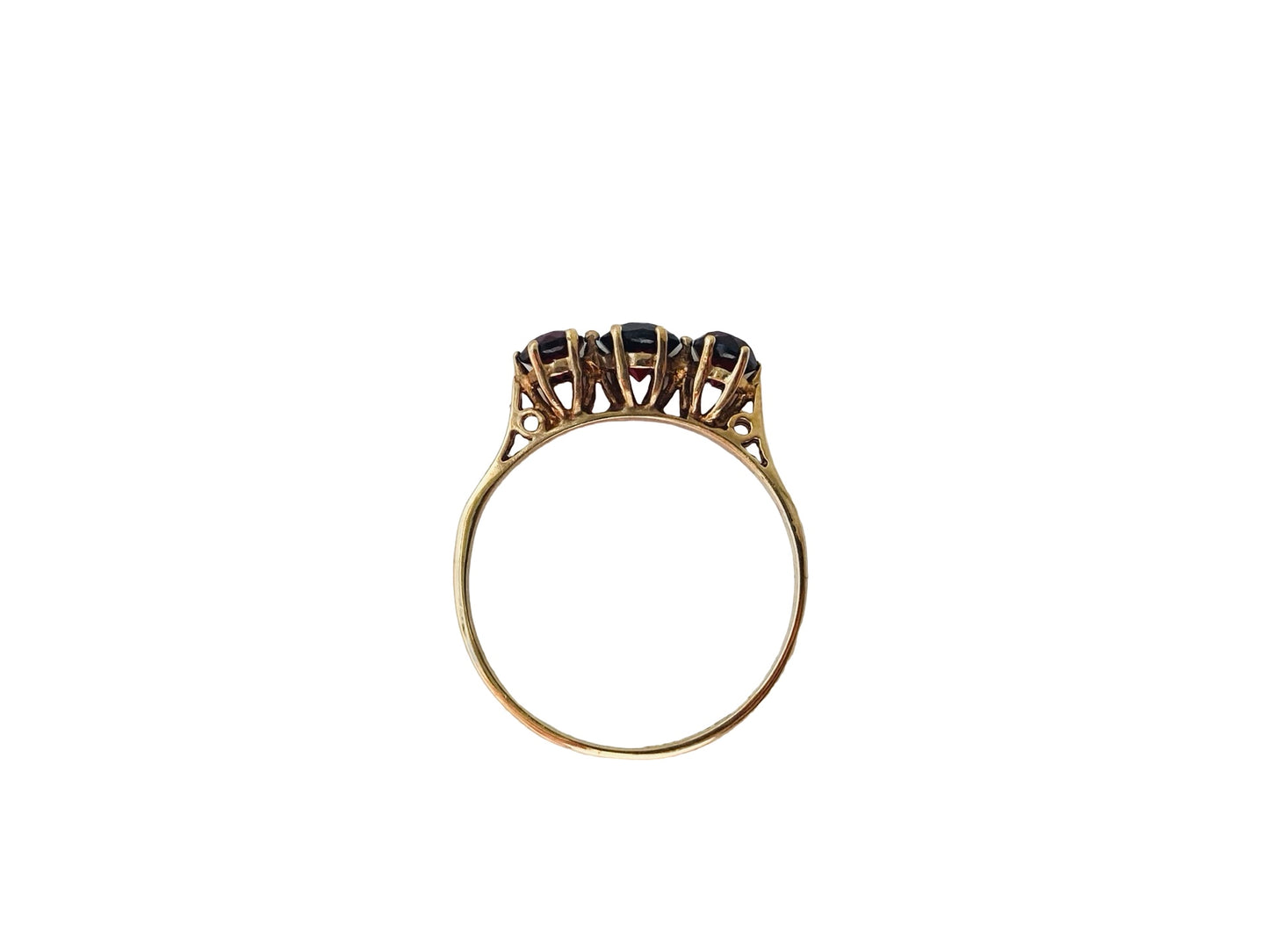 Vintage 9ct Gold Garnet Ring