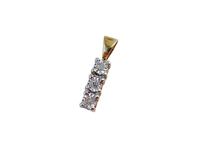 9ct Gold Diamond Pendant