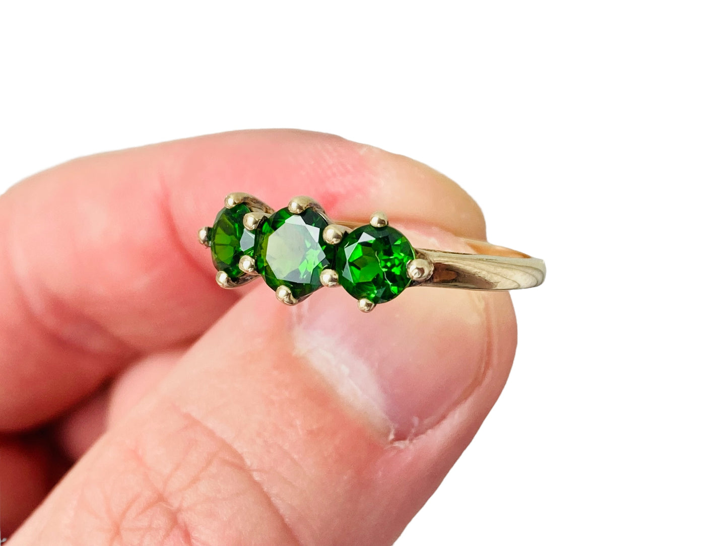 9ct Gold Diopside Ring