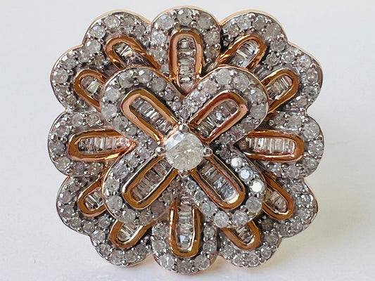 9ct Gold Diamond Ring