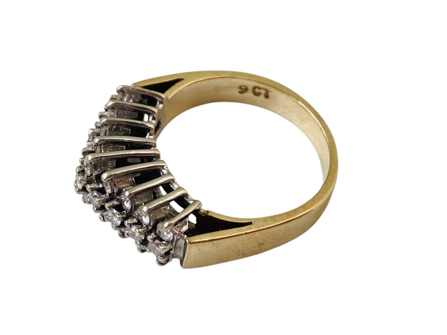 Vintage 9ct Gold Diamond Ring
