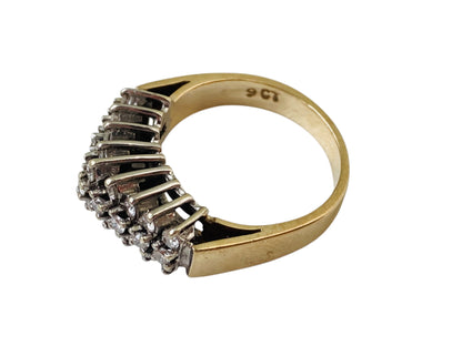 Vintage 9ct Gold Diamond Ring