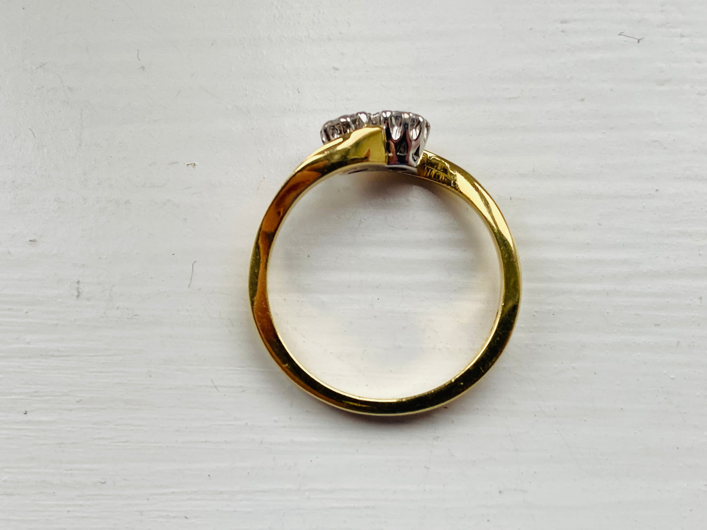 18ct Gold Toi et Moi Diamond Ring