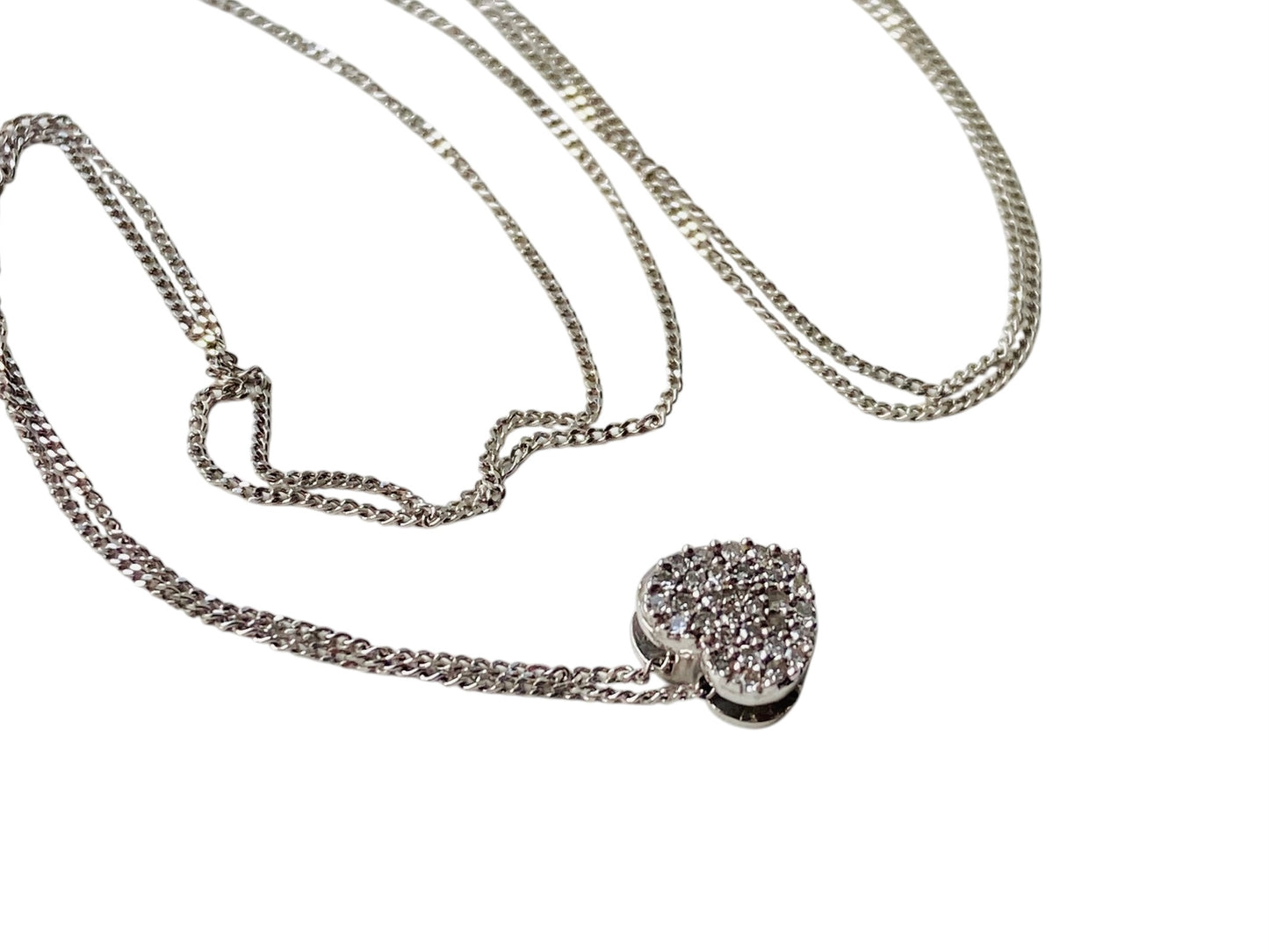 9ct Gold Diamond Pendant With Necklace