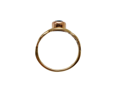 Vintage 9ct Gold Topaz Ring