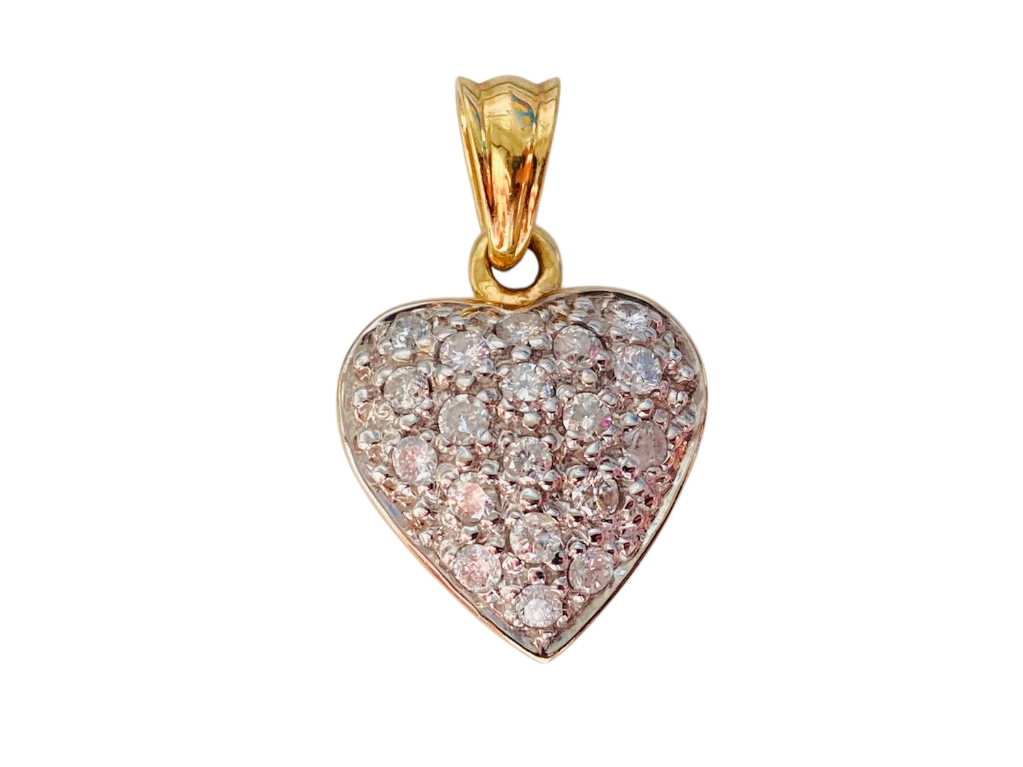 18ct Gold Diamond Pendant