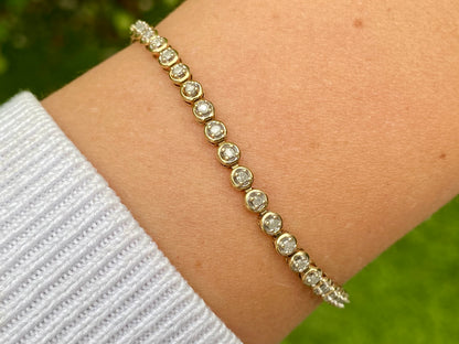 9ct Gold Diamond Bracelet