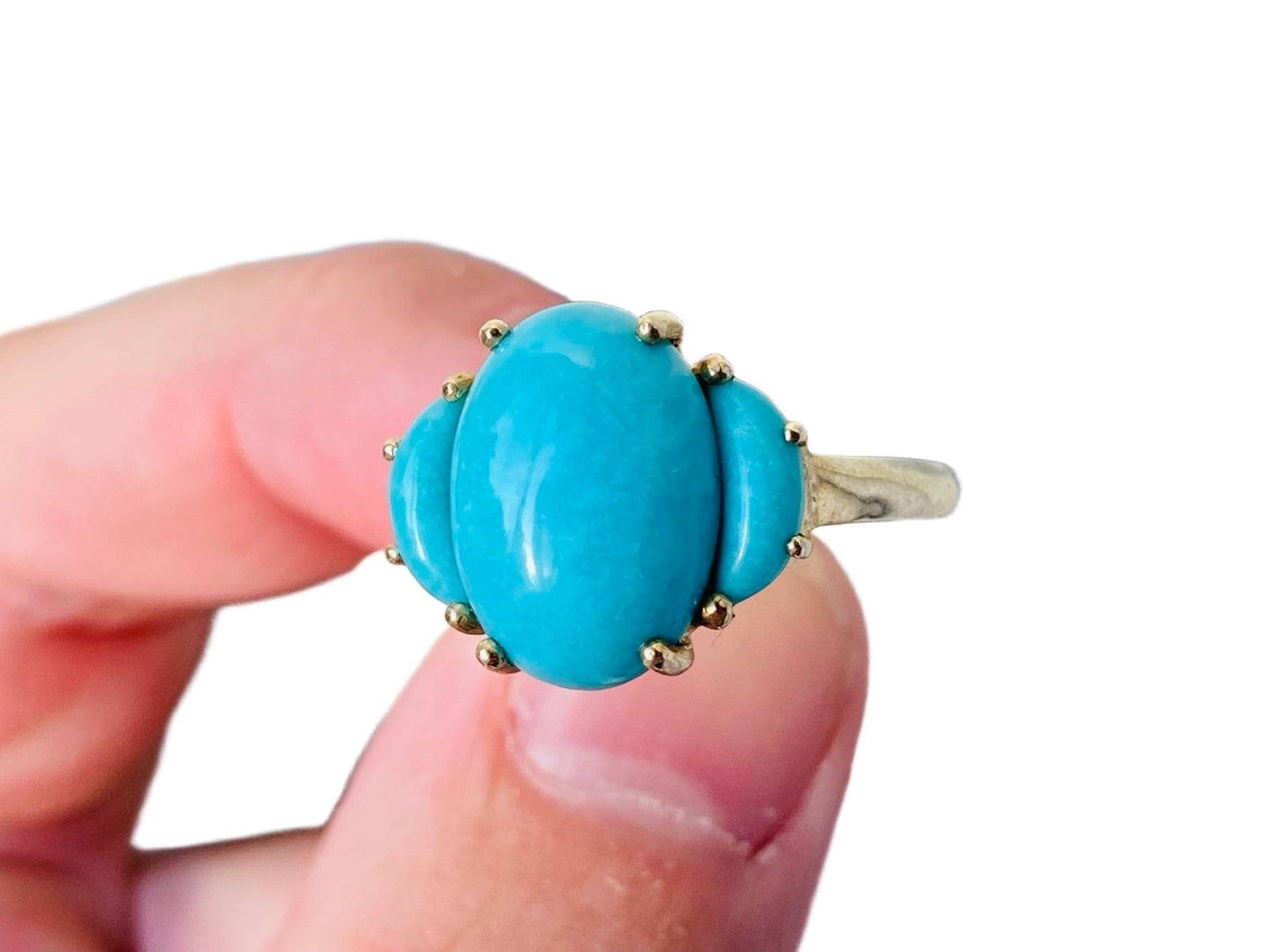 9ct Gold Turquoise Ring