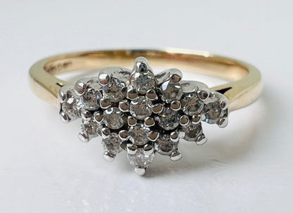 9ct Gold Diamond Ring