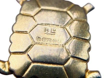 Vintage 9ct Gold Turtle Pendant