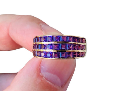 9ct Gold Amethyst Ring