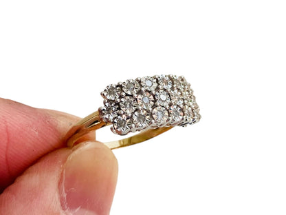 9ct Gold Diamond Ring