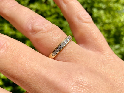 18ct Gold Seven-Stone Diamond Ring