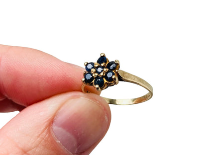 Vintage 9ct Gold Sapphire Ring