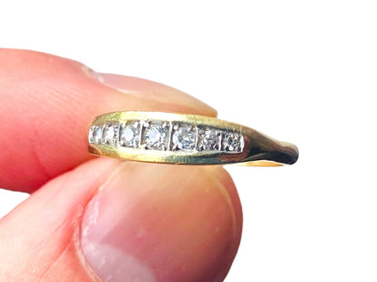 Vintage 18ct Gold Diamond Ring