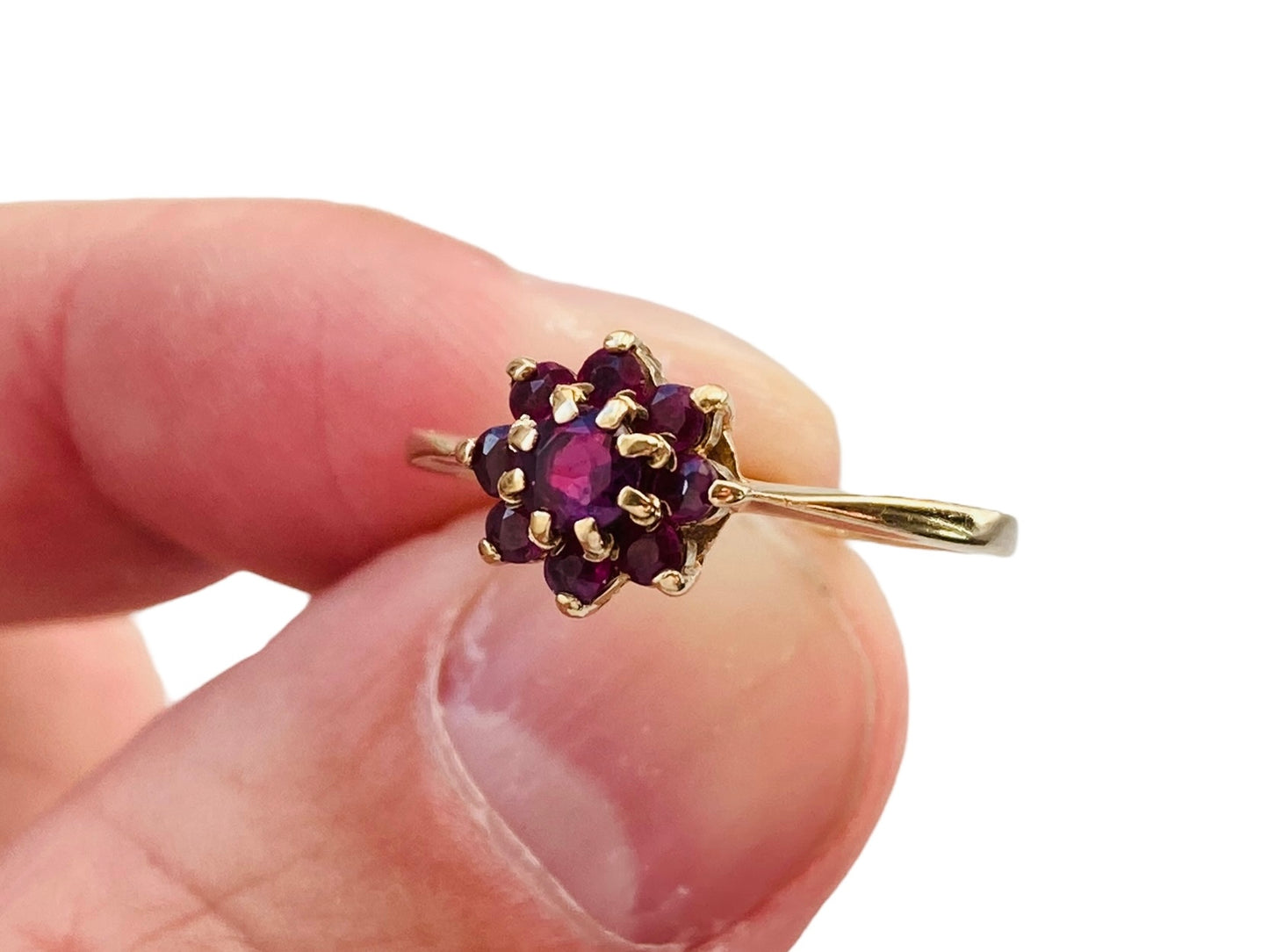 Vintage 9ct Gold Ruby Ring
