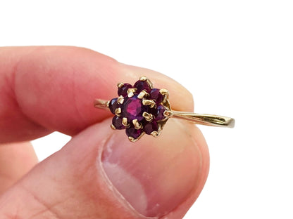 Vintage 9ct Gold Ruby Ring