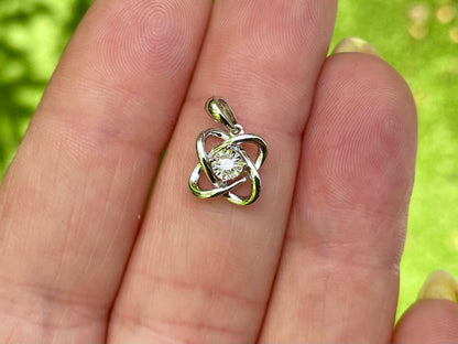 9ct Gold Diamond Pendant