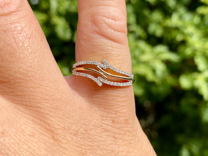 9ct Gold Diamond Ring