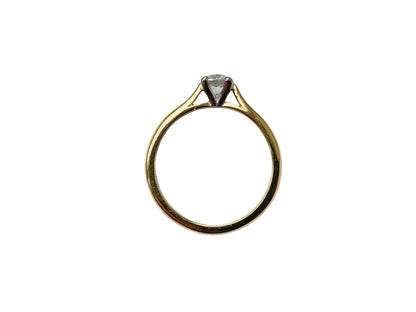 Vintage 18ct Gold 0.46ct Diamond Solitaire Ring