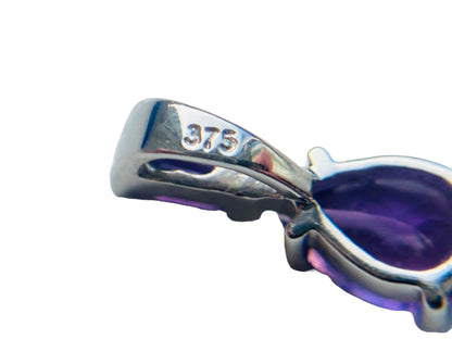 9ct Gold Amethyst Pendant