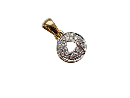 9ct Gold Diamond Pendant