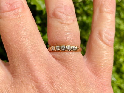 9ct Gold Diamond Ring