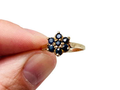 Vintage 9ct Gold Sapphire Ring