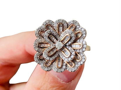 9ct Gold Diamond Ring